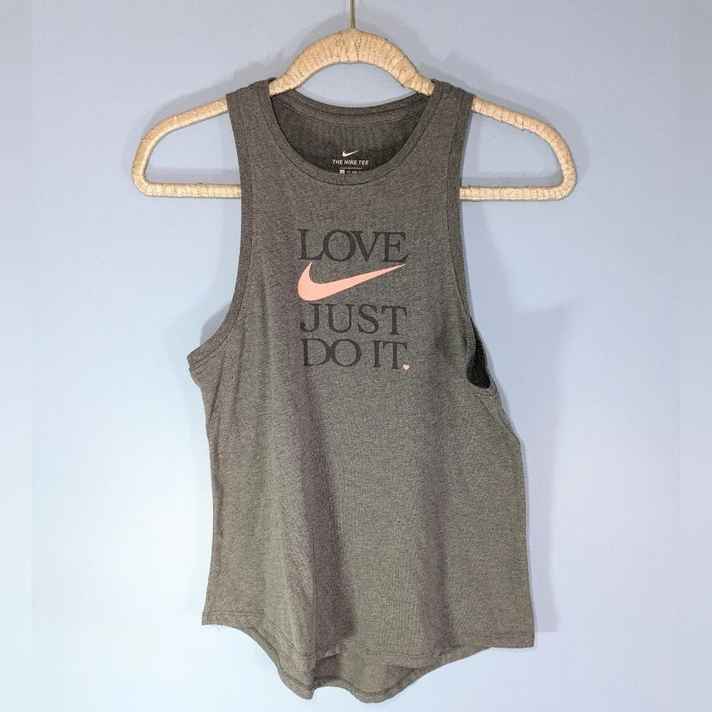 Nike Love Gray Sleeveless Tee